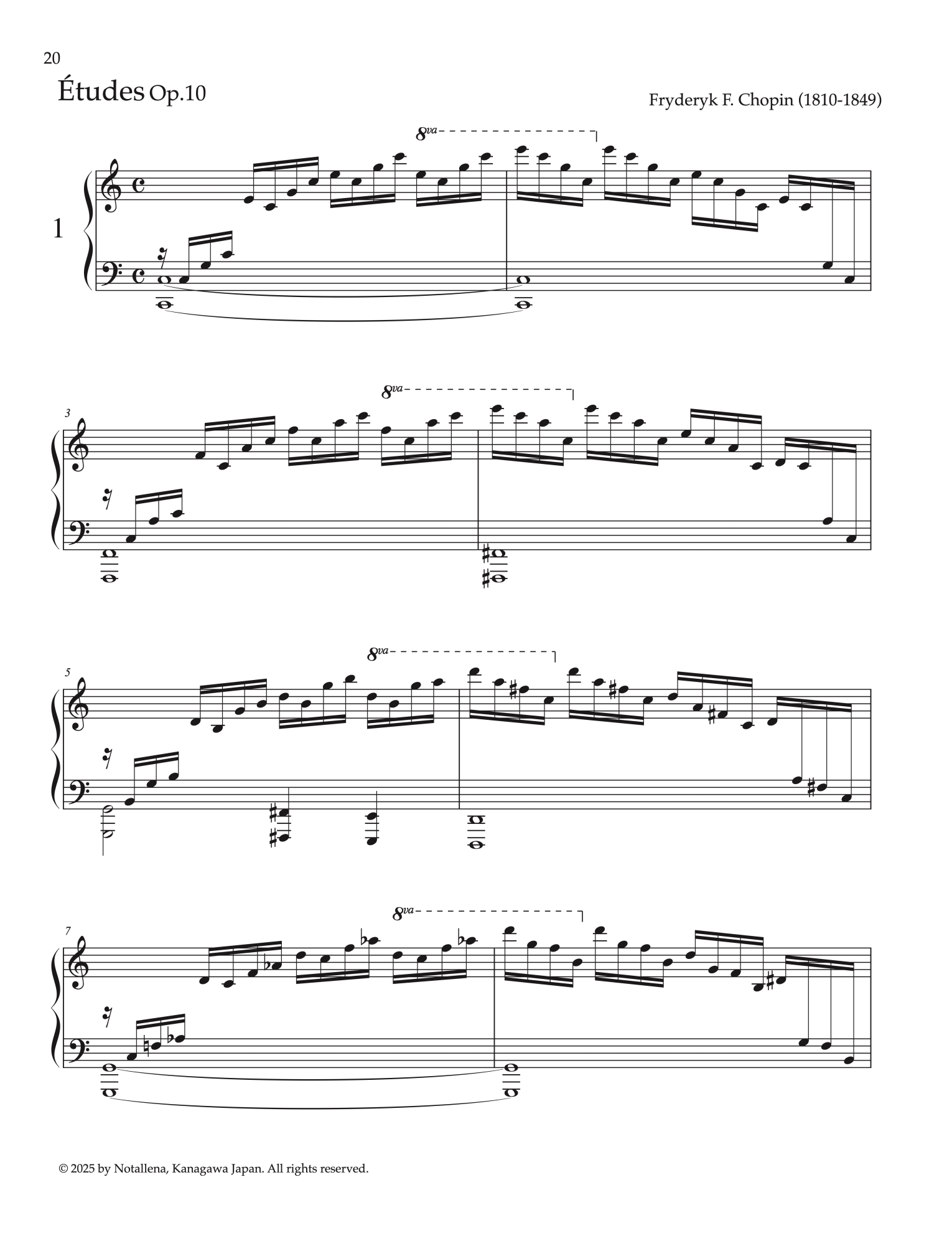 局所性ジストニアのためのピアノエチュード集　改訂版 - 画像 (7)