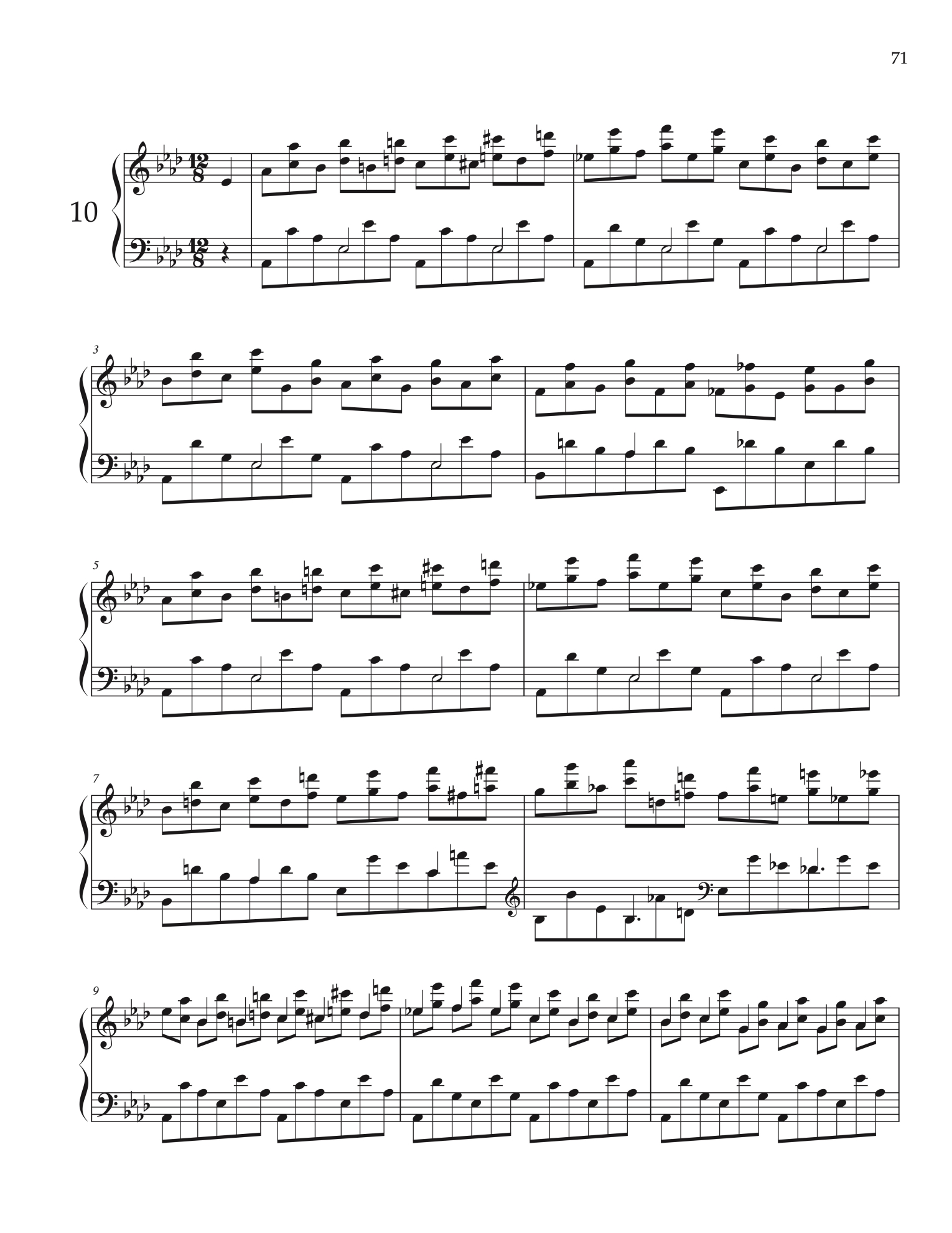 局所性ジストニアのためのピアノエチュード集　改訂版 - 画像 (8)